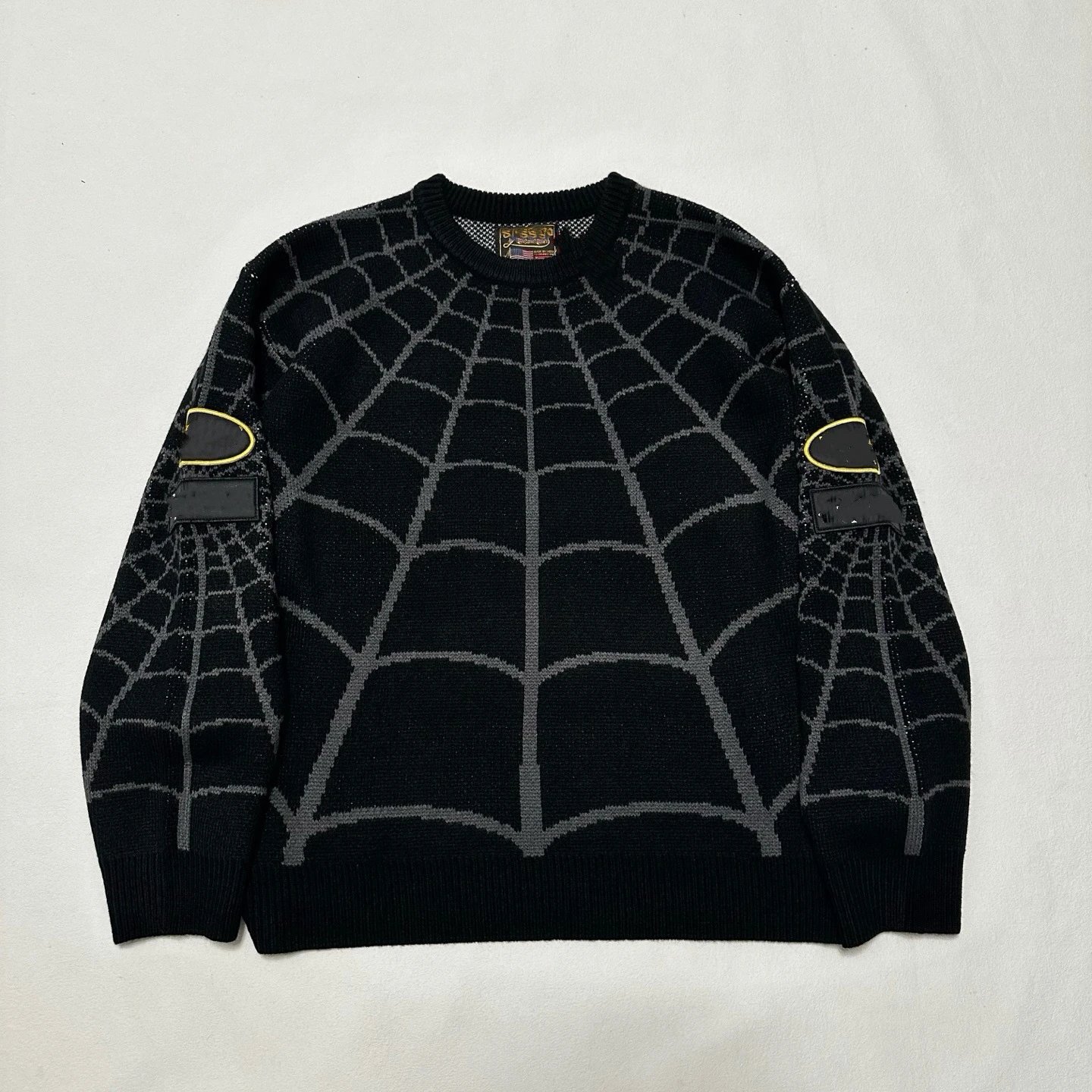 Spider Web Crew Neck Sweatshirt photo 3