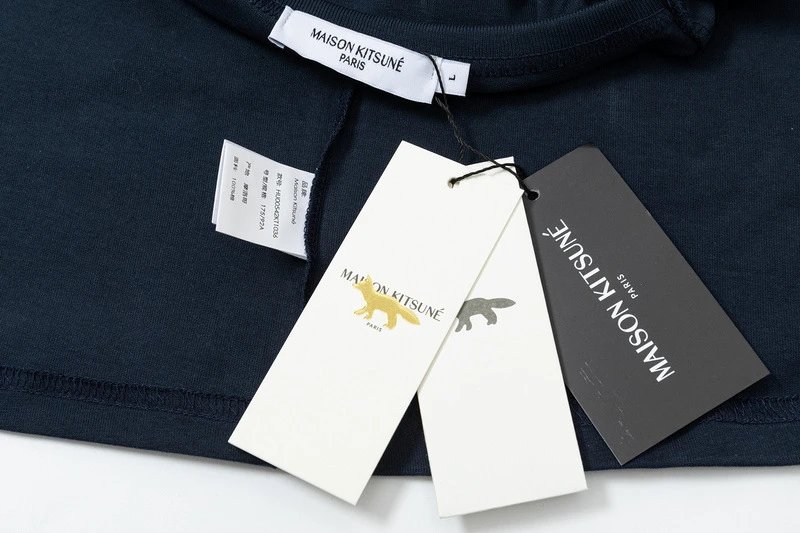 Maison Kitsuné Fox Embroidery T-Shirt Army Green - 29