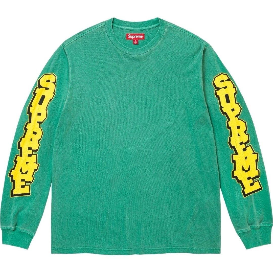 Lettered Athletic Jersey Long Sleeve T-Shirt photo 3