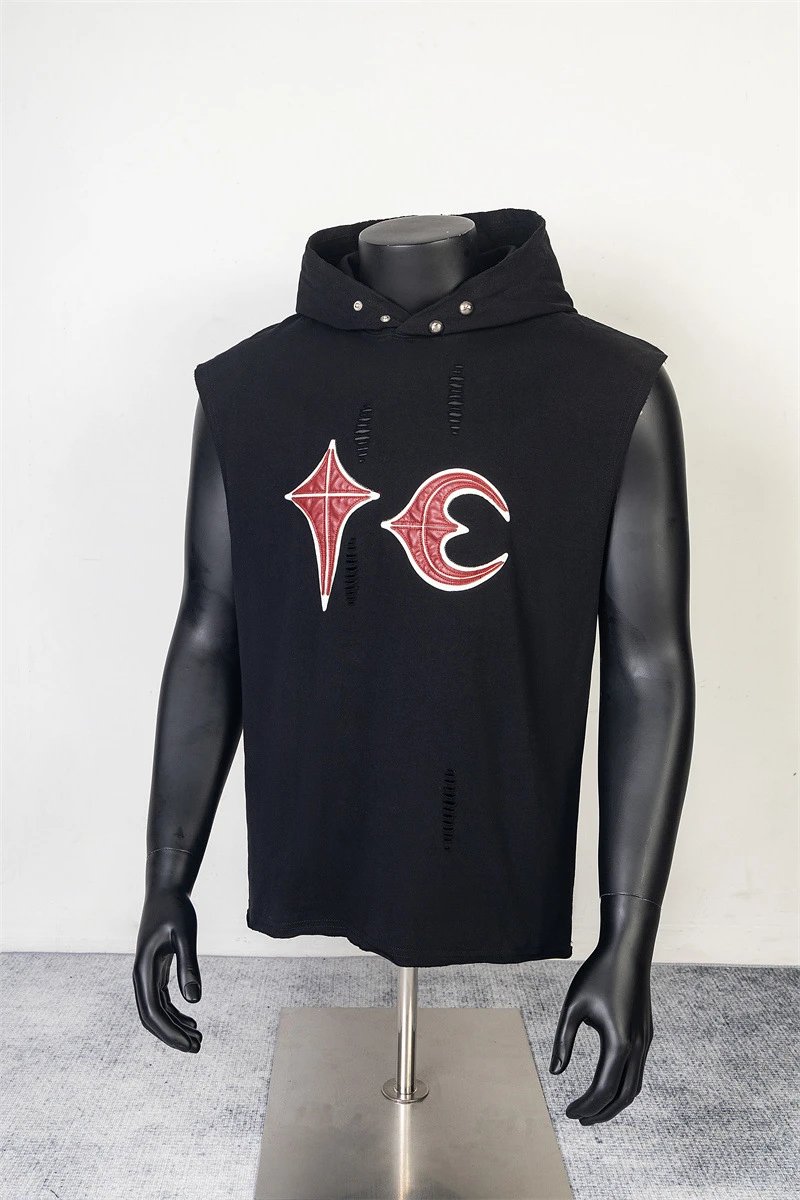 Star Moon Patch Embroidery T-Shirt photo 6