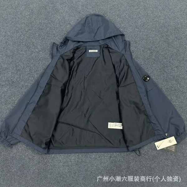 C.P. Company Windbreaker Jacket Navy Outerwear - 4