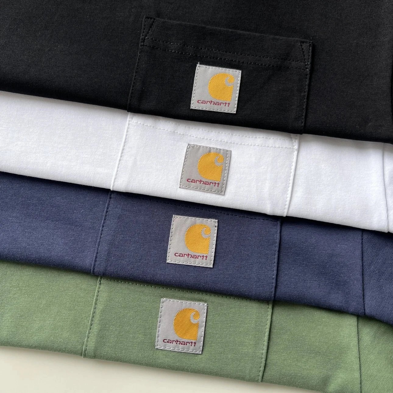 Carhartt WIP Pocket Sweatshirt Navy Blue Hoodie - 19