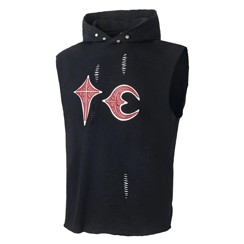 Star Moon Patch Embroidery T-Shirt photo 2