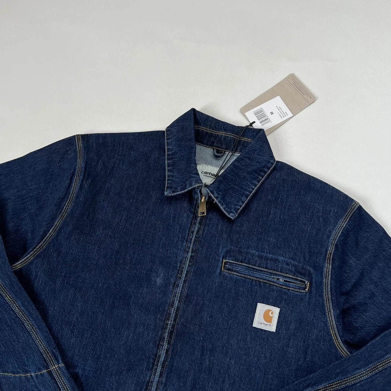 Carhartt WIP Detroit Jacket Light Wash Denim Jacket - 18