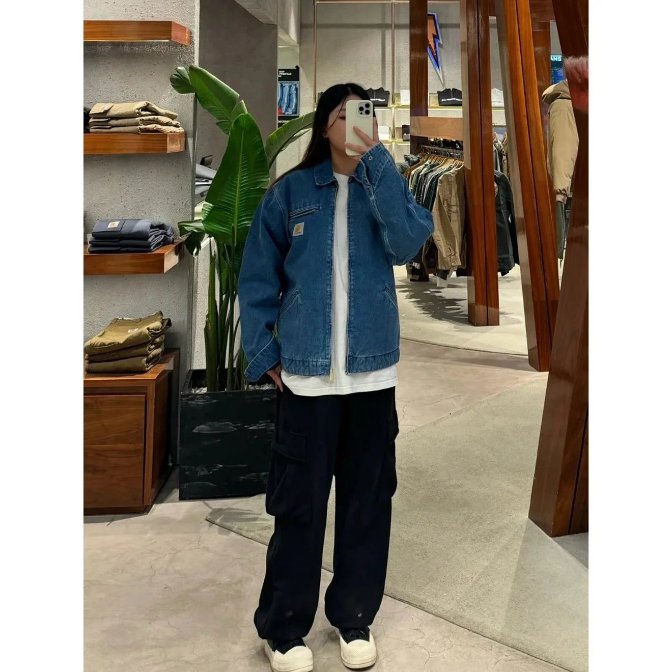 Carhartt WIP Detroit Jacket Light Wash Denim Jacket - 11