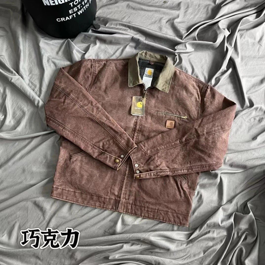 Heavy Cotton Vintage Detroit Canvas Jacket photo 5