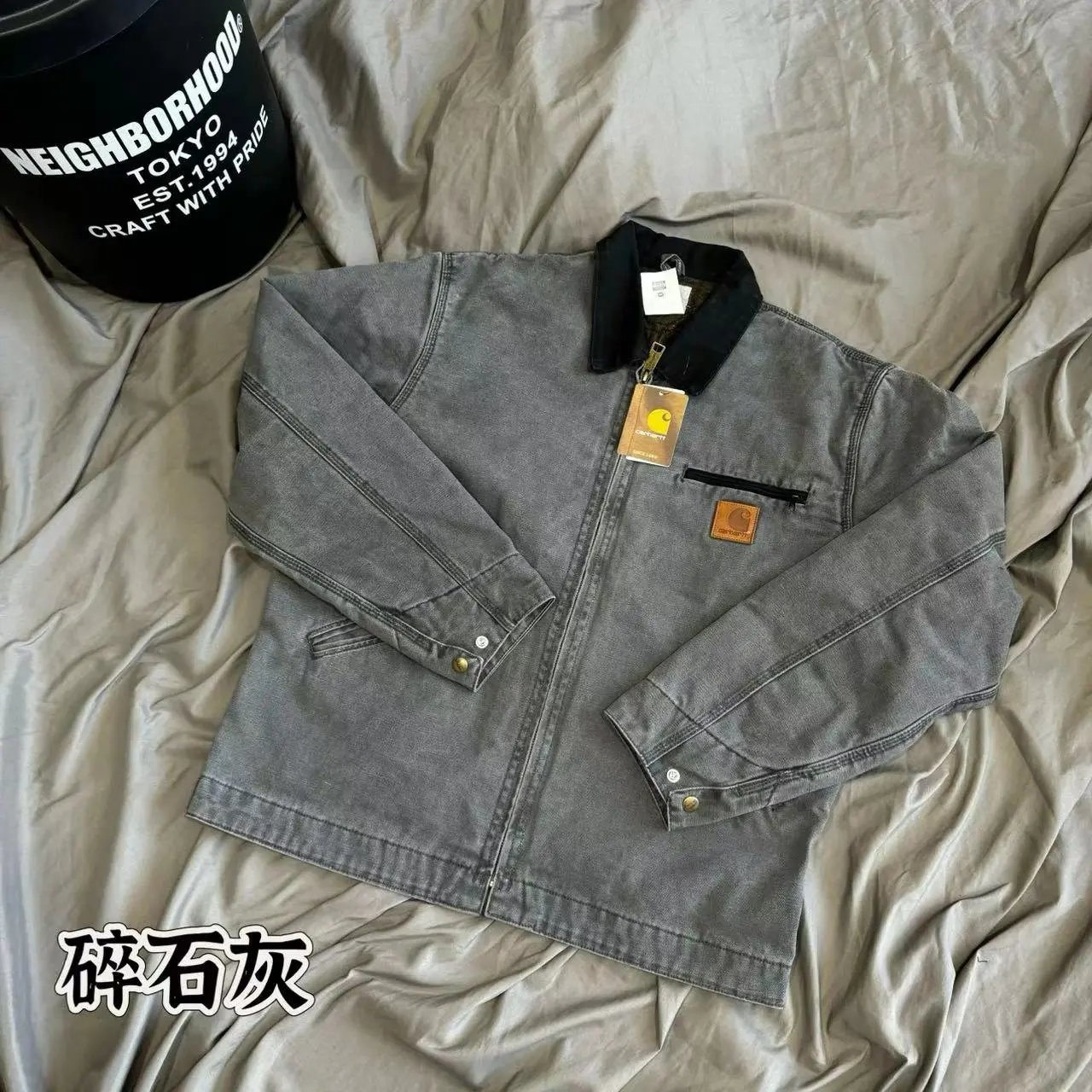Heavy Cotton Vintage Detroit Canvas Jacket photo 7