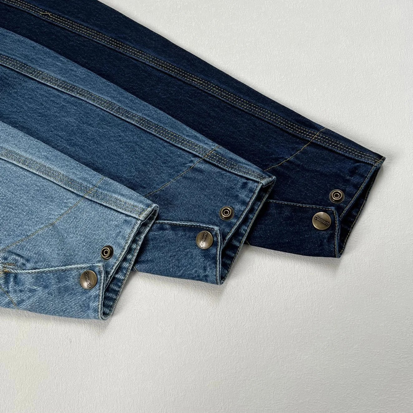 Carhartt WIP Detroit Jacket Light Wash Denim Jacket - 35