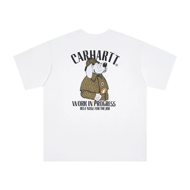 Carhartt WIP Graphic Print White Black Oversized T-Shirt