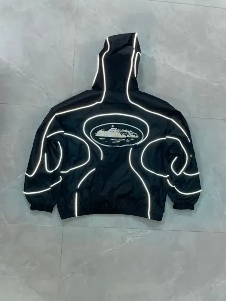 Off-White Industrial Line Black with White Piping Hoodie and Sweatpants Set - 5