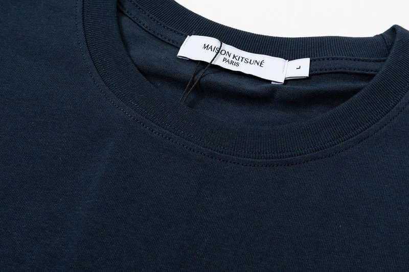 Maison Kitsuné Fox Embroidery T-Shirt Army Green - 33