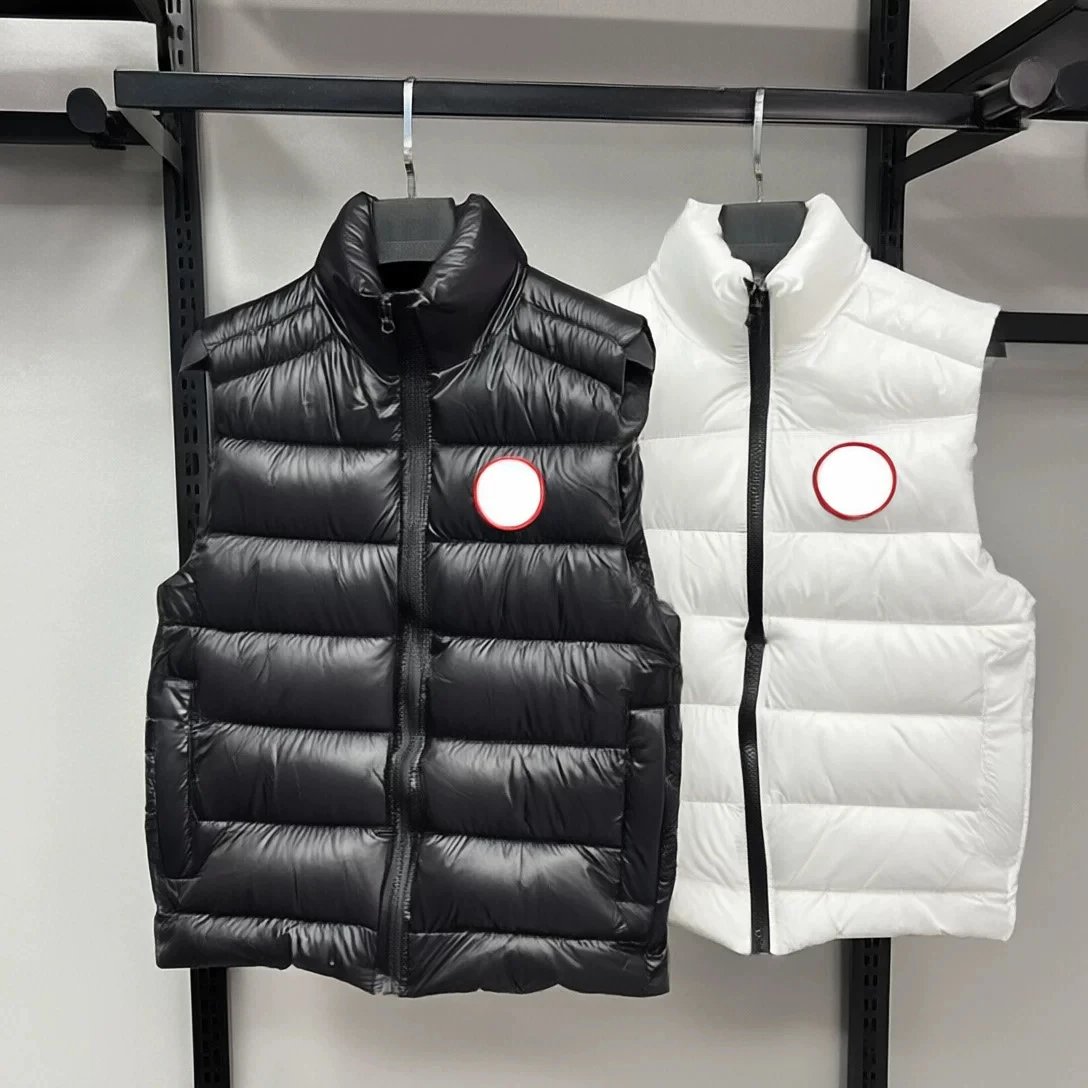 Glossy Puffer Vest Lightweight Windproof Gilet