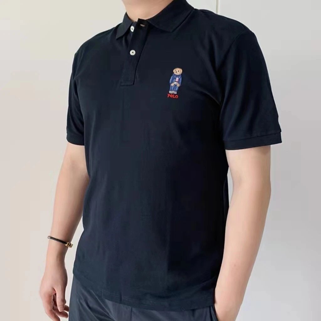 Bear Embroidered Polo Shirt photo 4
