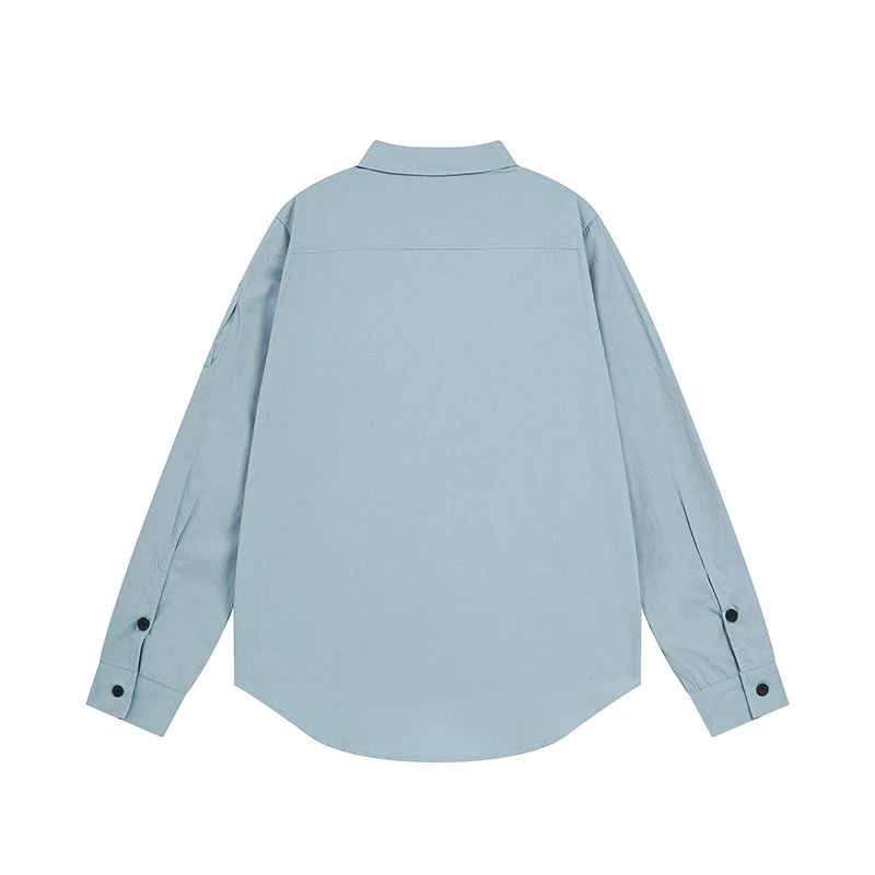 C.P. Company Zip-Up Shirt Light Blue Shirt - 9