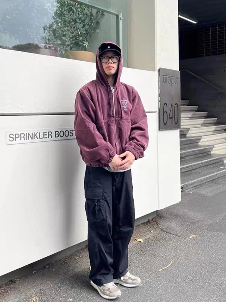 Stüssy Equipment for the Modern Age Hooded Jacket Charcoal Gray Outerwear - 4
