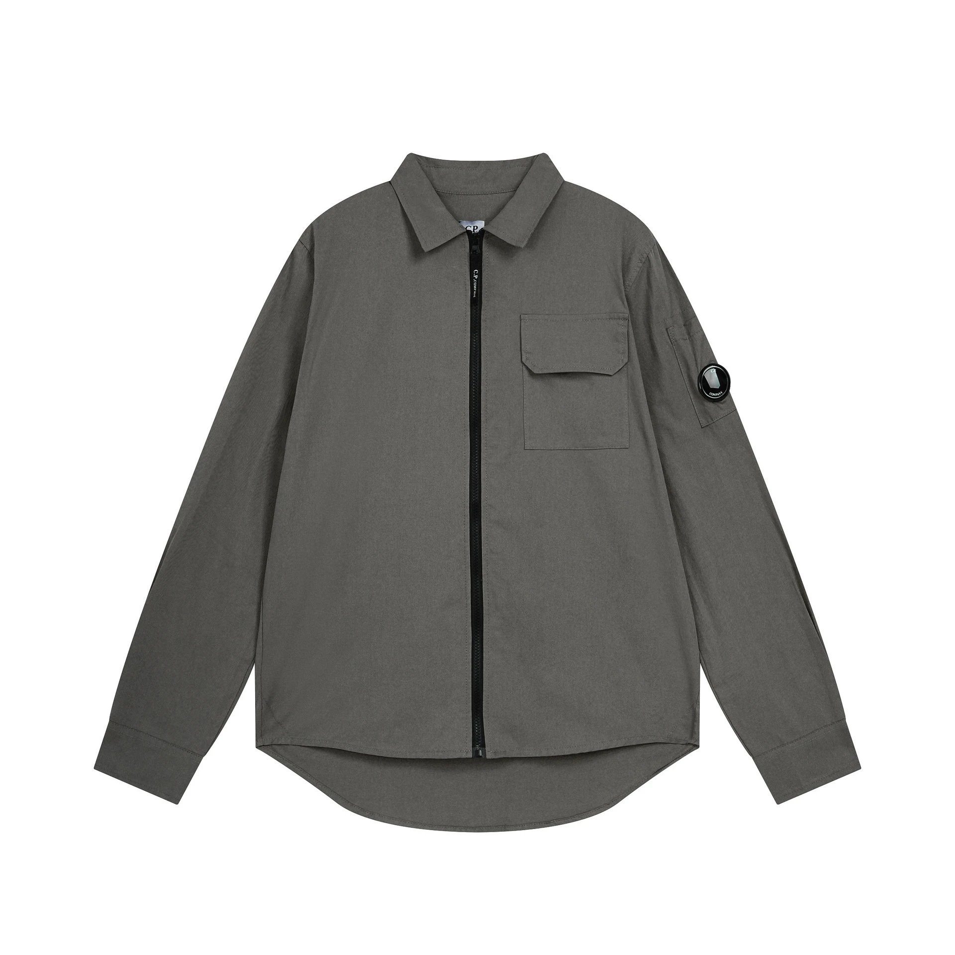 C.P. Company Zip-Up Shirt Light Blue Shirt - 7