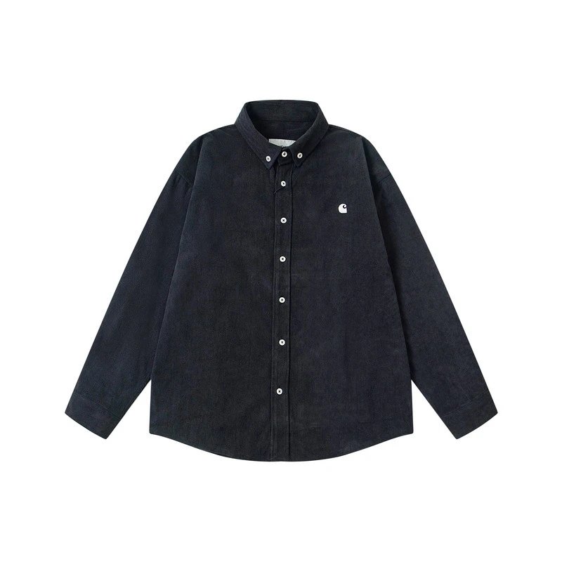 Logo Embroidered Corduroy Shirt photo 6