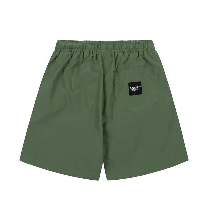 Gallery Dept Olive Green Camp Shirt and Shorts Set - 13