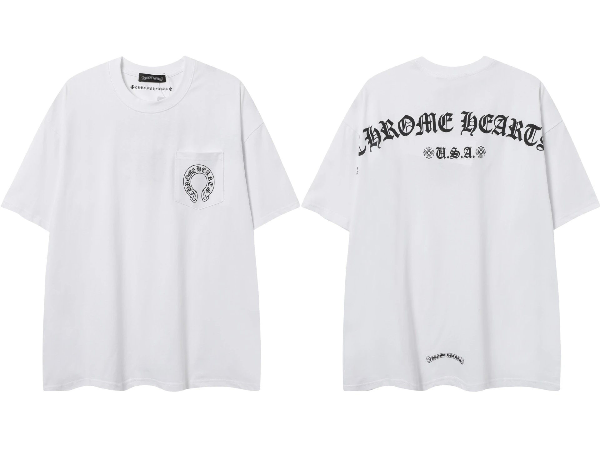 Patch Print Embroidered T-Shirt photo 4