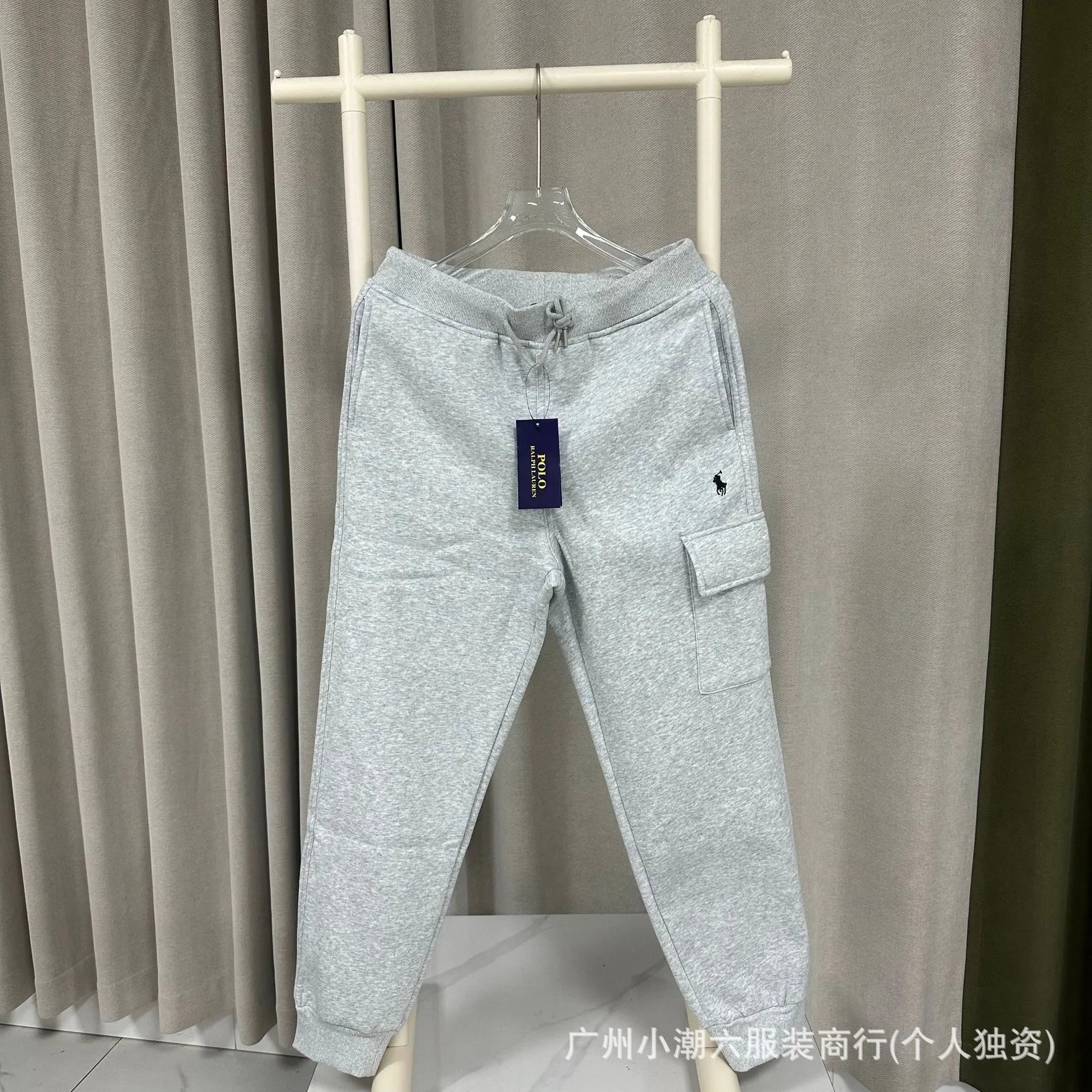 Logo Embroidery Cargo Joggers Cuffed Pure Cotton photo 7
