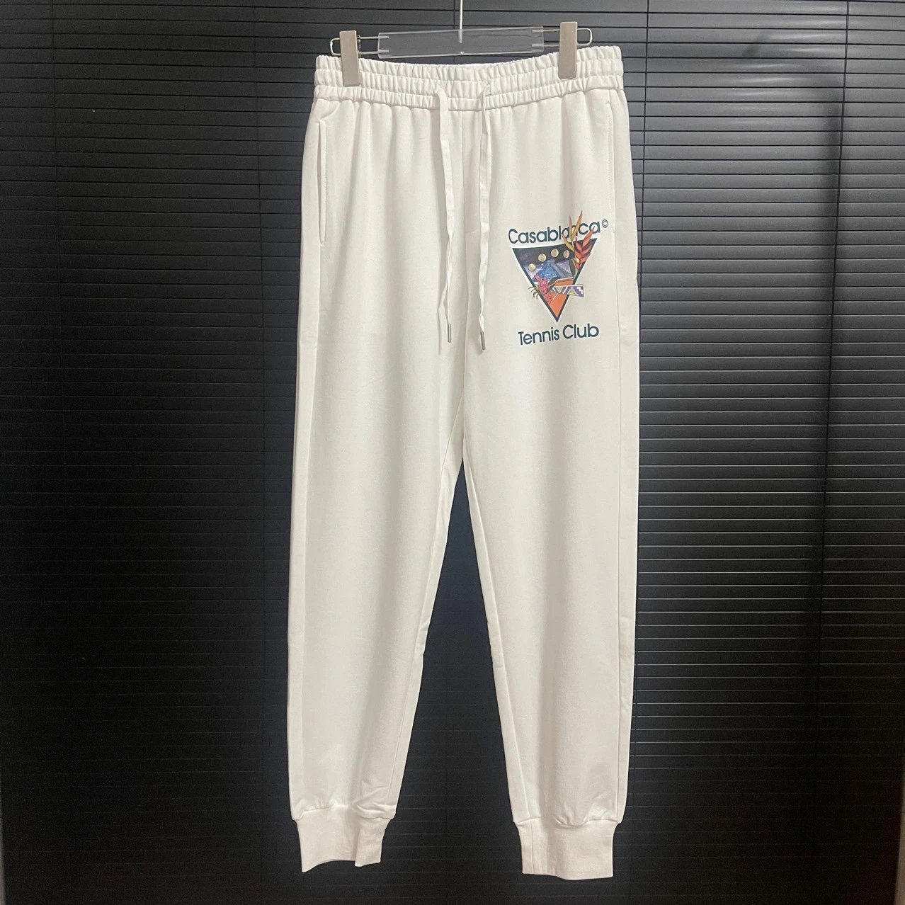 Casual Jogger Pants with Tennis Club Print photo 5