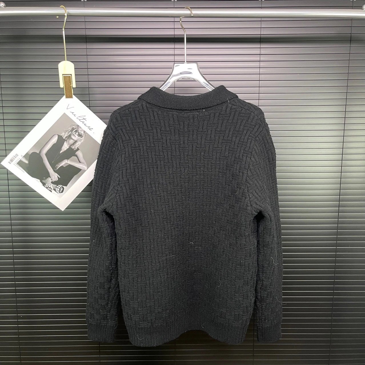 Polo Collar Knit Sweater photo 3