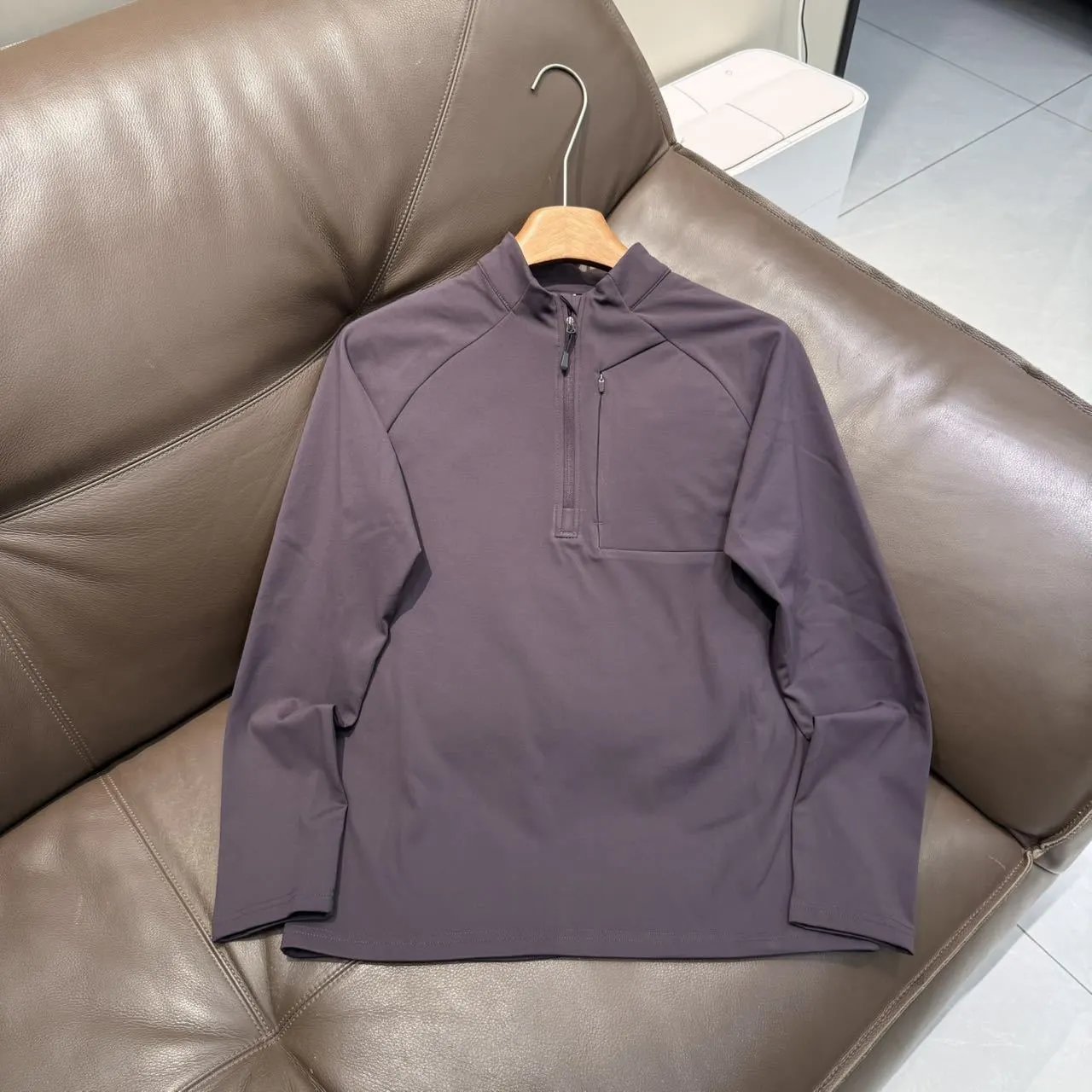 Half-Zip Patch Pocket Hoodie photo 3