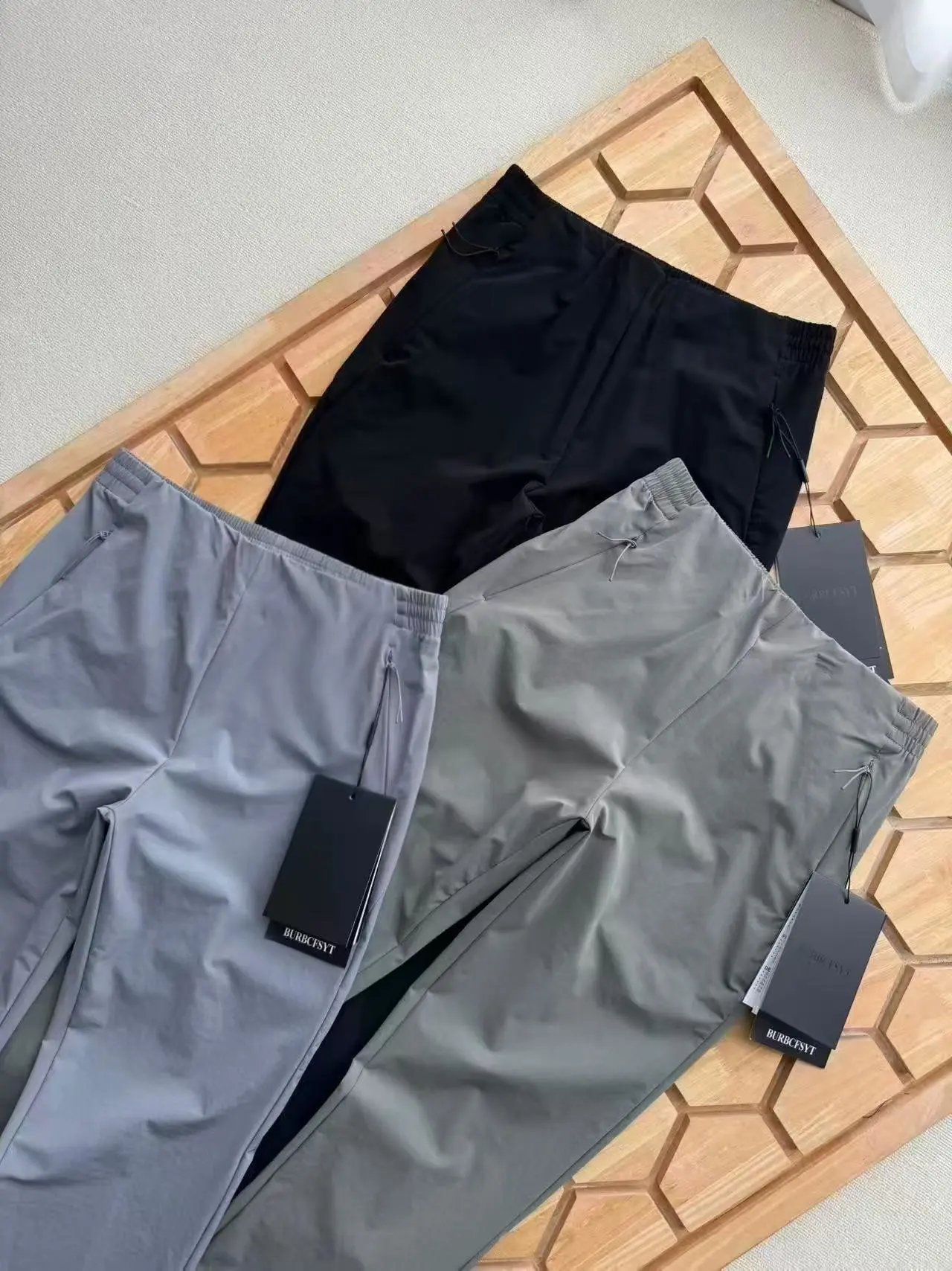Autumn Straight Pants Relaxed Solid Color High Quality photo 8