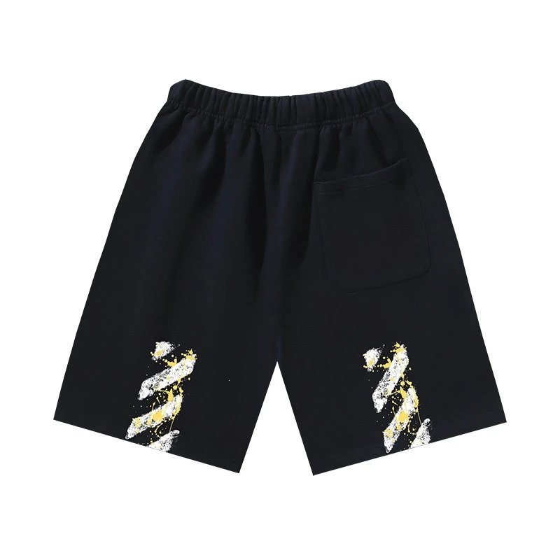 Brushed Cotton Terry Arrow Print Shorts photo 8