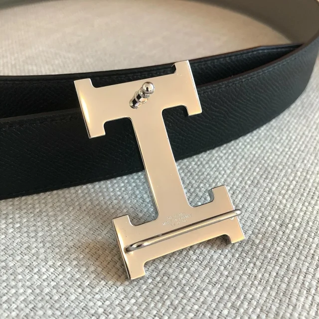 Hermès Belts Reversible 32 mm leather belt with H buckle product detail image 28