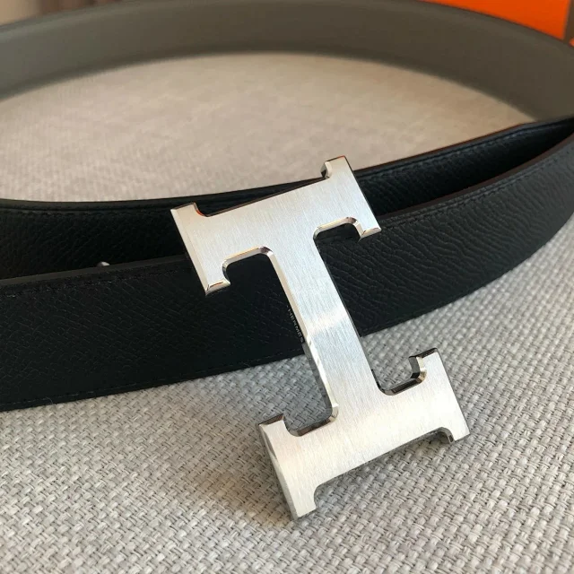 Hermès Belts Reversible 32 mm leather belt with H buckle product detail image 26