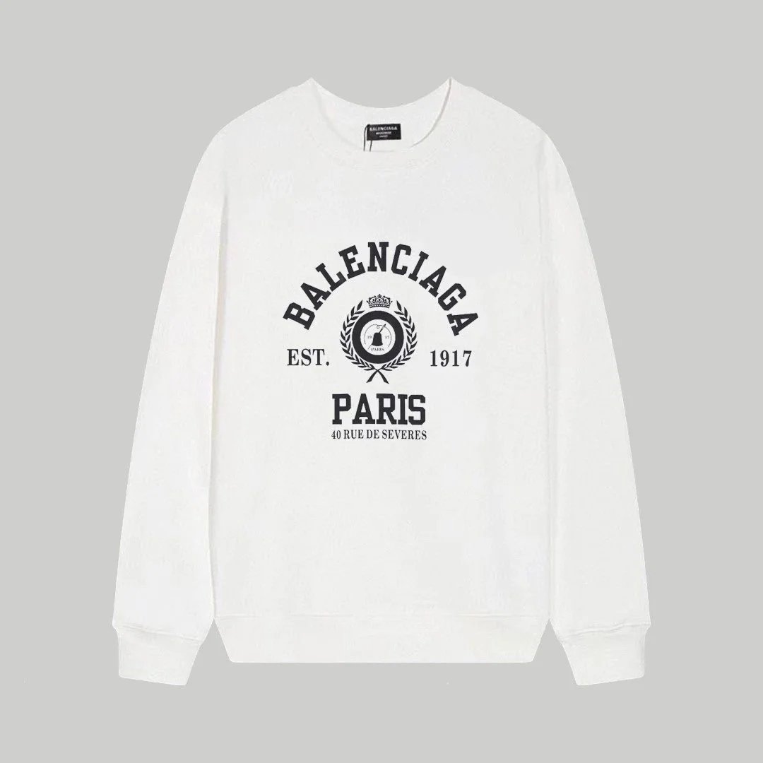 Balenciaga BB Drip Logo Black Hoodie - 9
