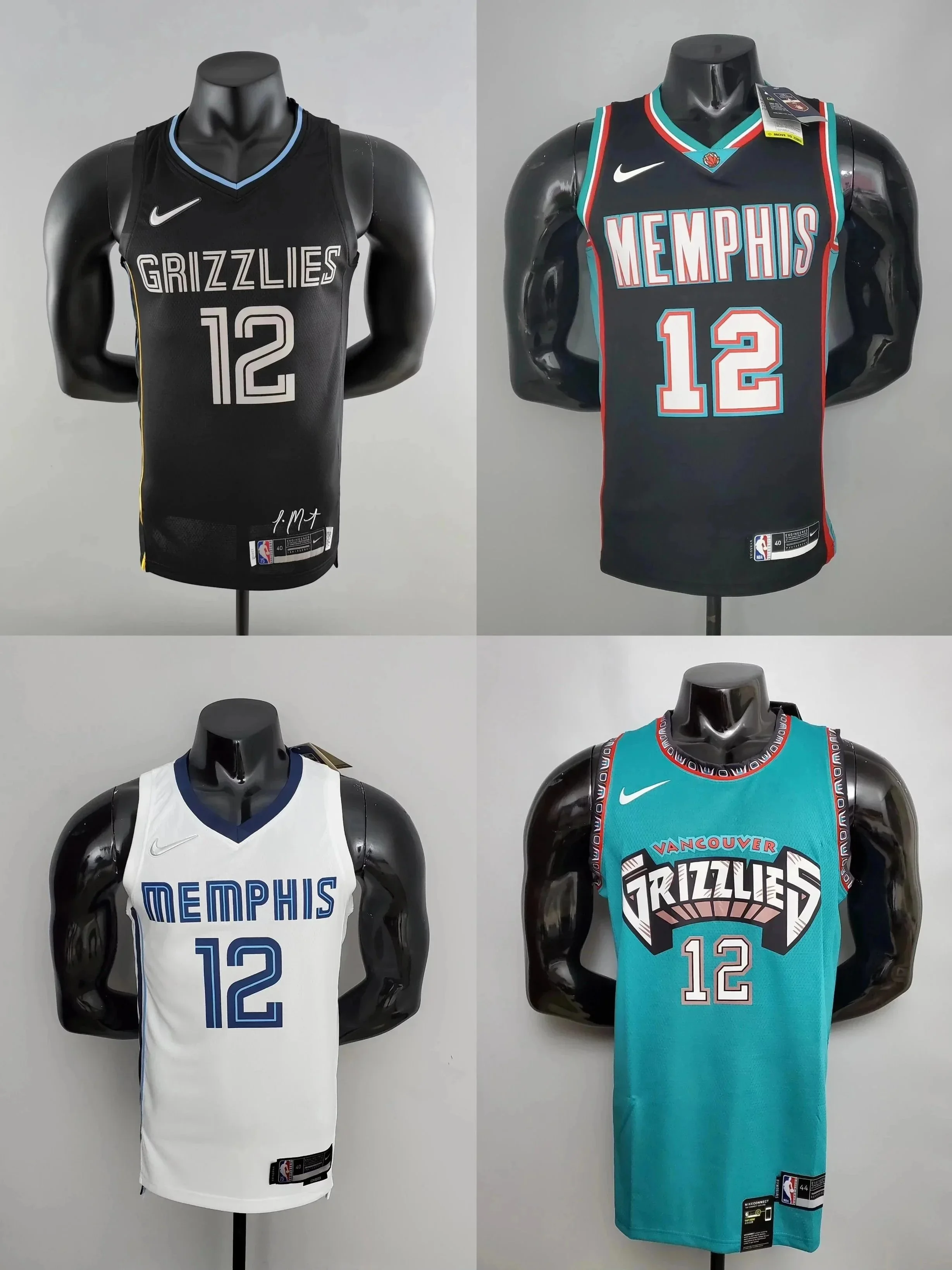 Nike Memphis Grizzlies Jersey [12, 4 Styles]