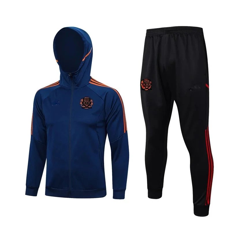 Li-Ning Li-Ning Blue and Black Tracksuit with Orange Accents Blue