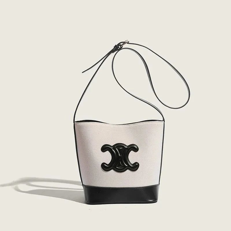 Celine Triomphe Canvas Bucket Bag