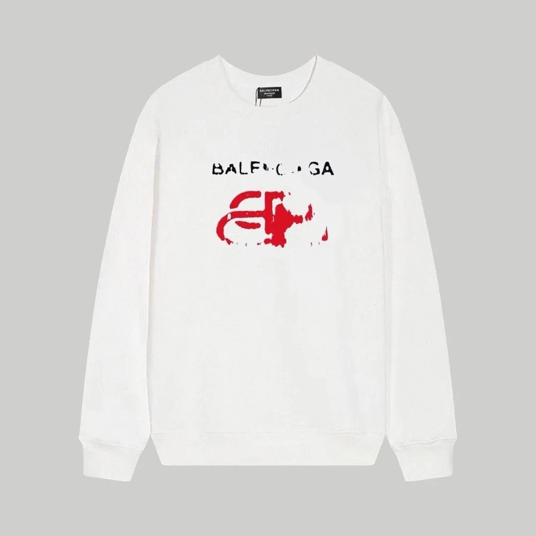 Balenciaga BB Drip Logo Black Hoodie - 10