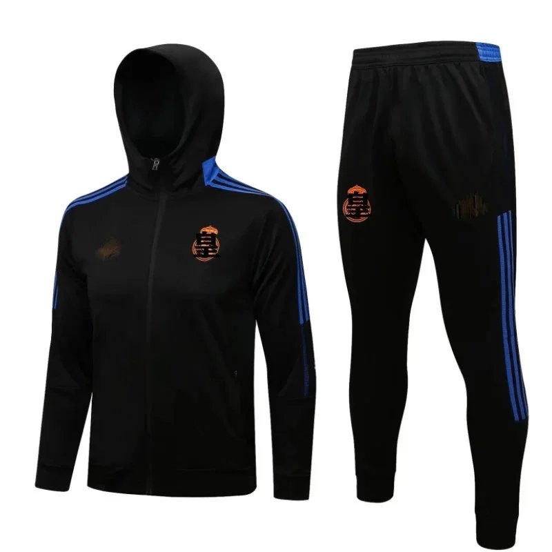 Adidas Tracksuits Football Training Tracksuit with Striped Trim — 2 Real Madrid