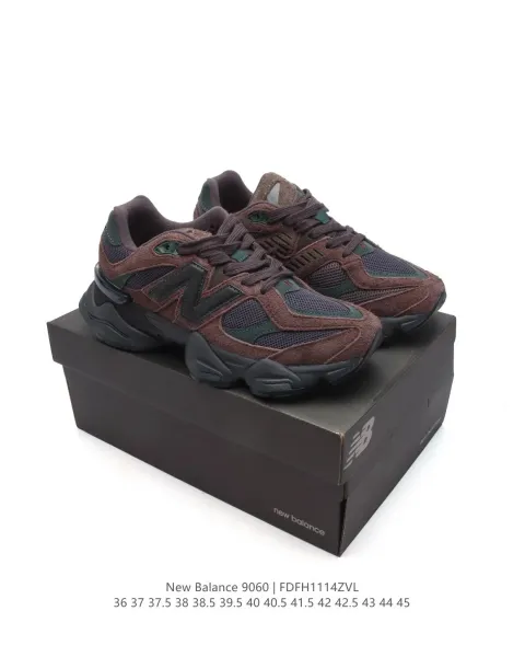 New Balance 9060 Beige Green Sneakers Chunky Sneakers - 5