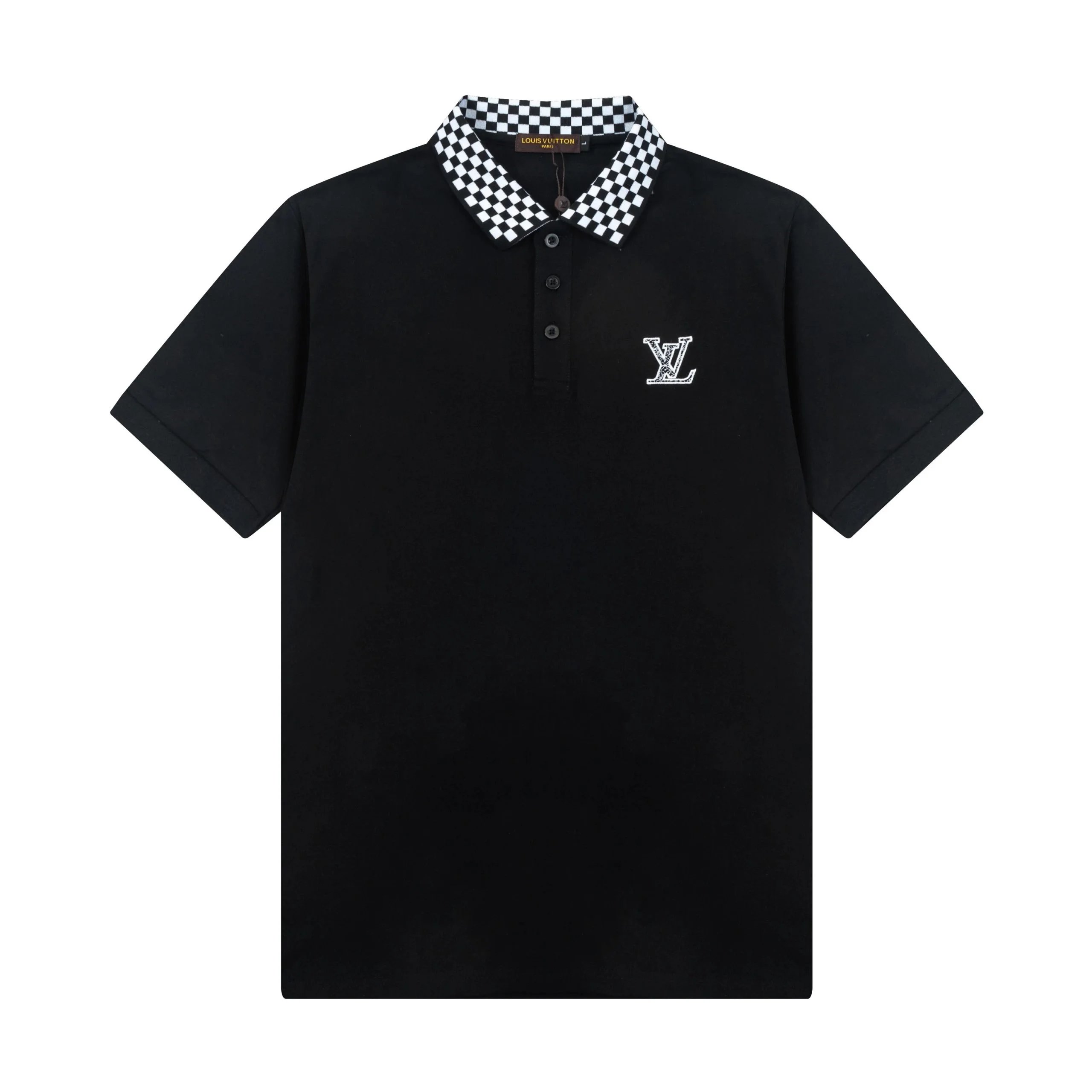 Louis Vuitton Monogram Polo Shirts — Black and White product photo 4