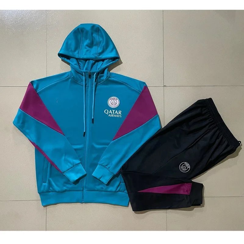 Adidas Tracksuits Football Training Tracksuit with Striped Trim — Paris 2