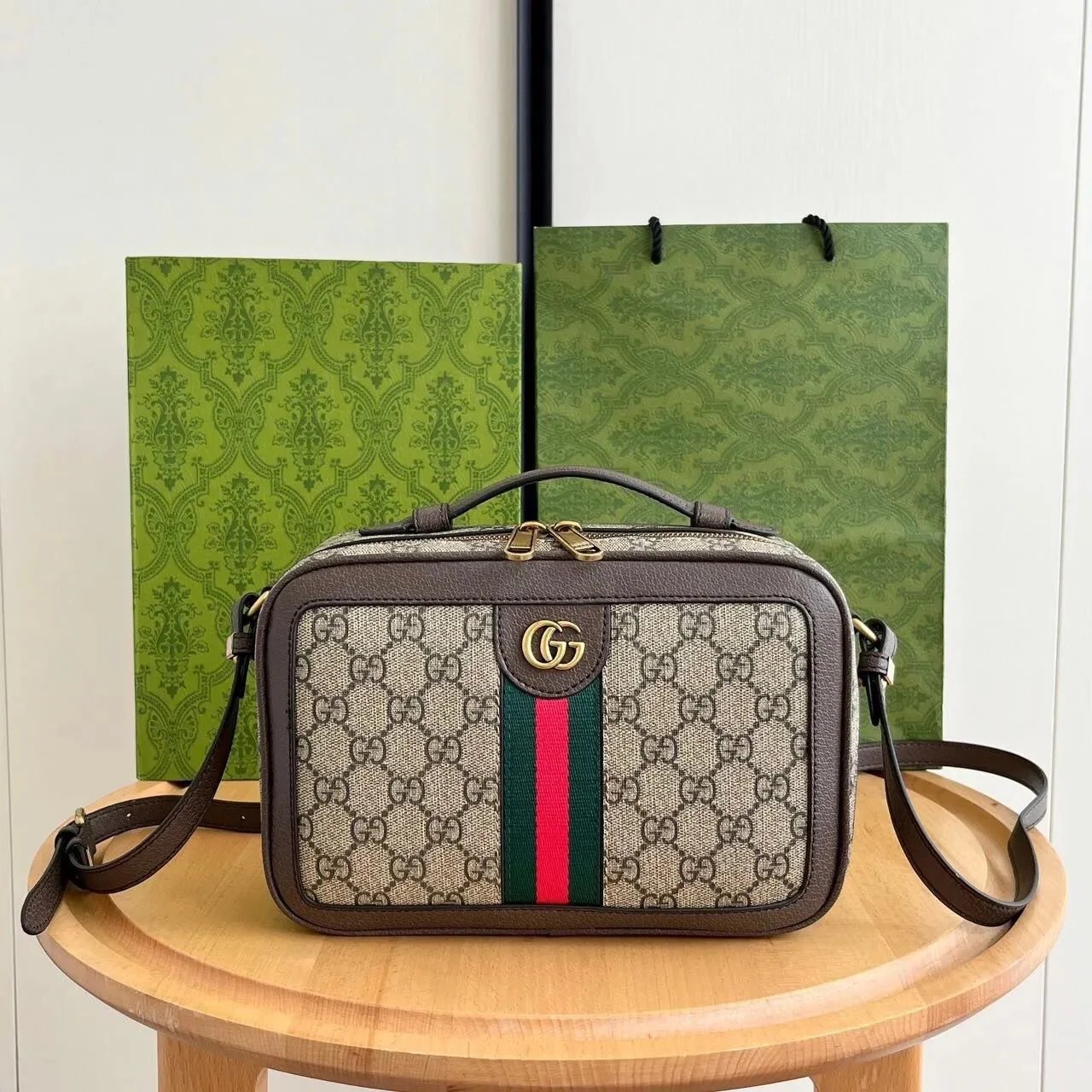 Gucci Ophidia GG Supreme Mini Shoulder Bag