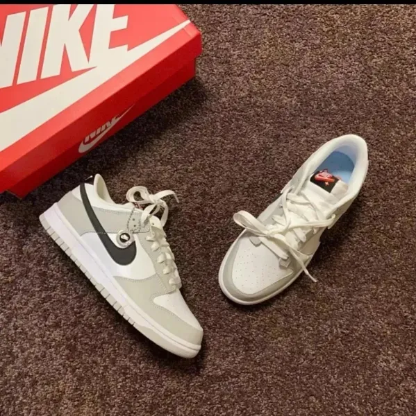 Nike Dunk Low University Red White Sneakers - 4