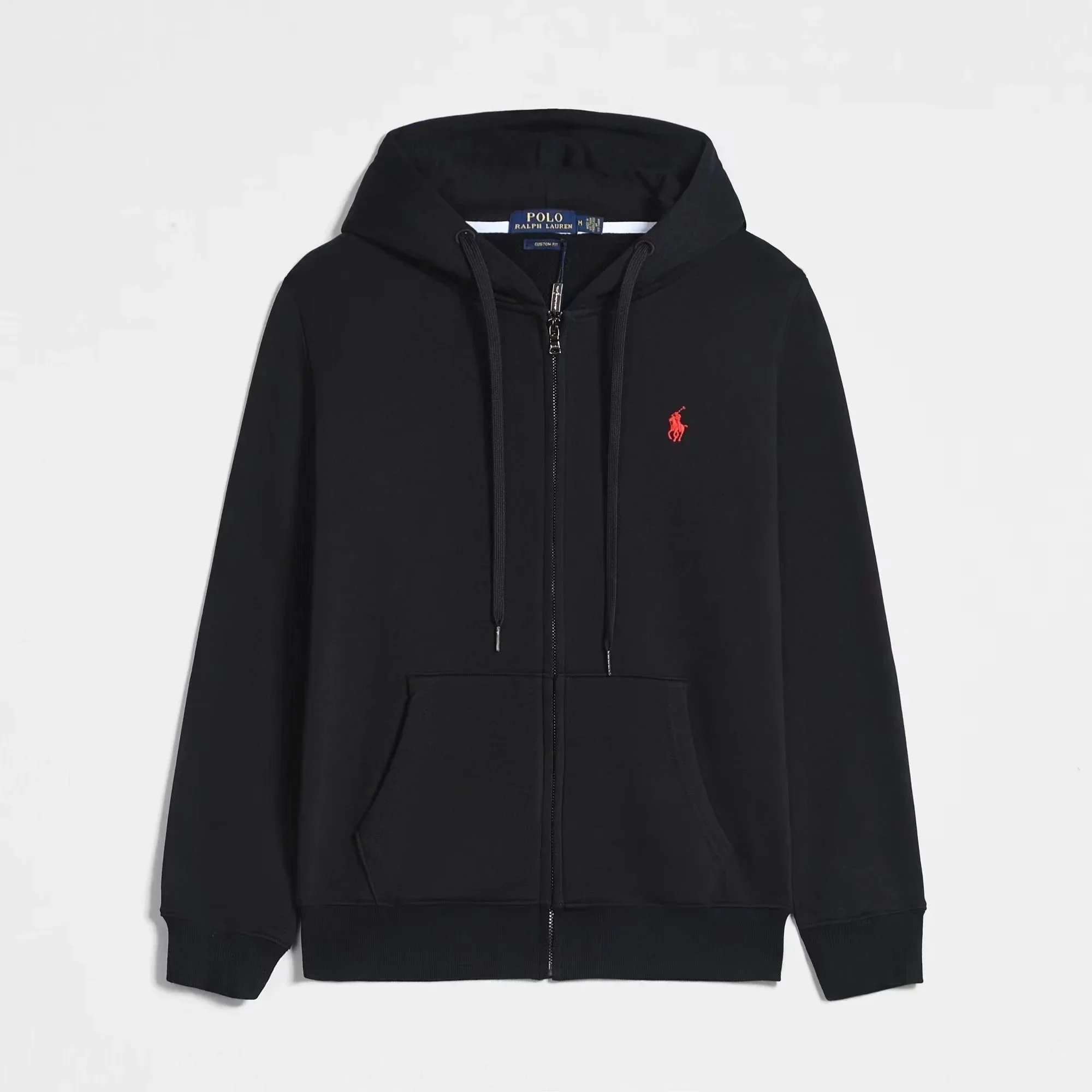 black (red logo)