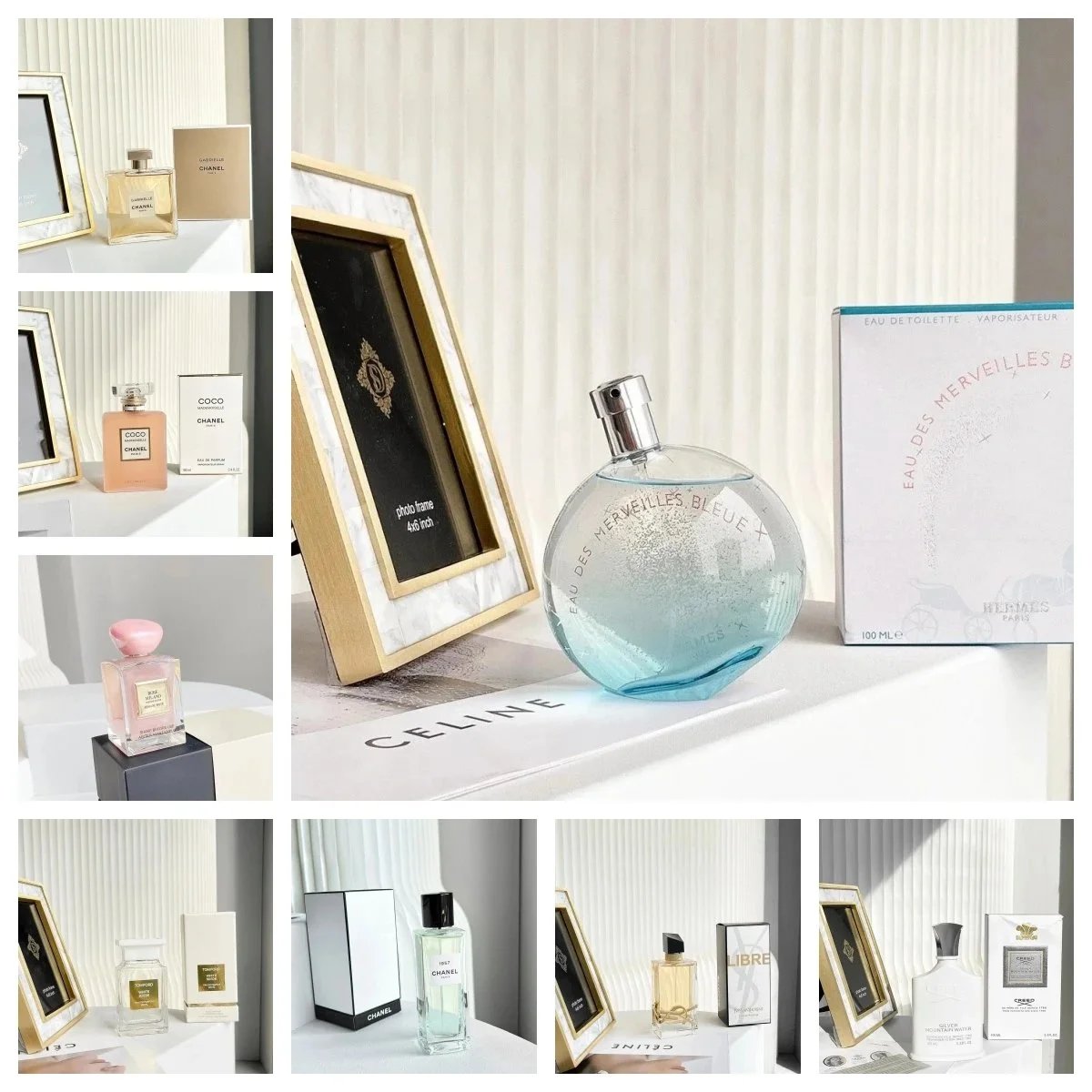 Designer Perfume Collection Chanel Hermes YSL Creed