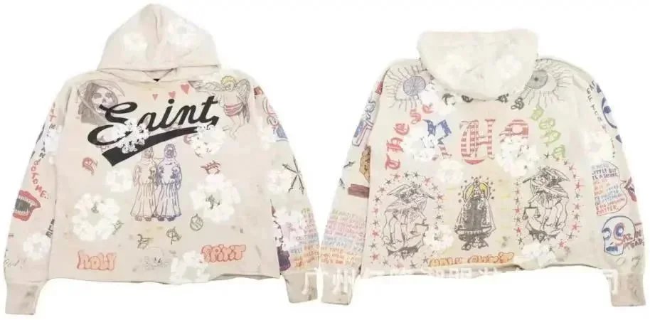 Saint Michael Graphic Hoodies and Sweatshirt product photo 2