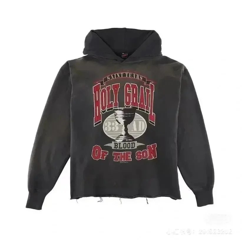 Saint Michael Hoodies & Sweatshirts Distressed Graphic and image 8