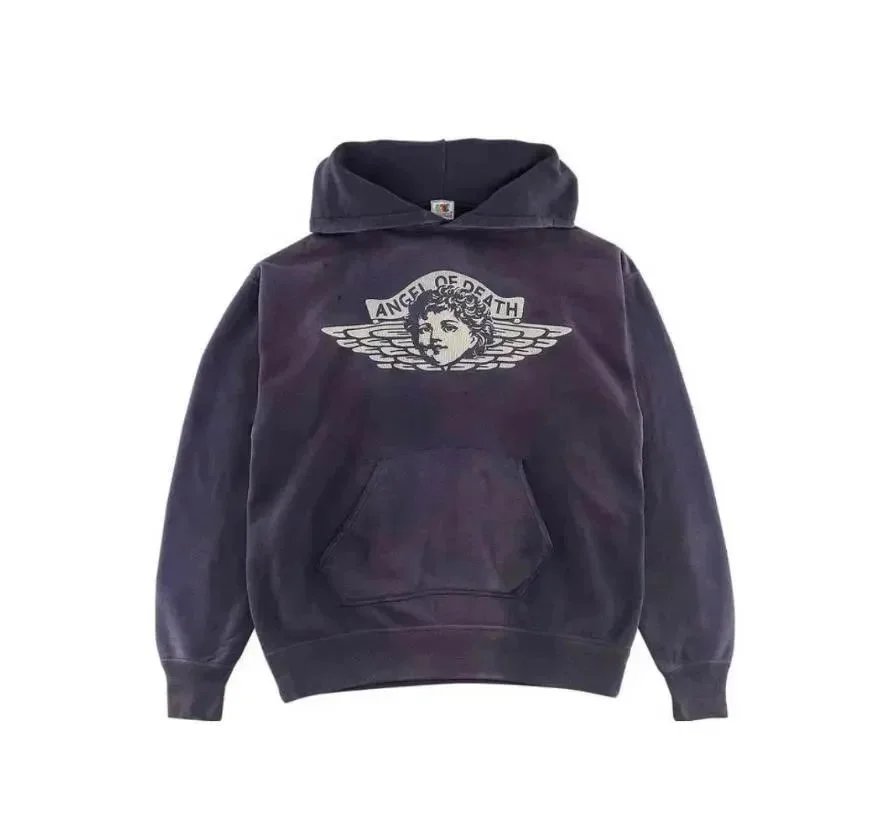 Saint Michael Hoodies & Sweatshirts Distressed Graphic and — Hoodie 2