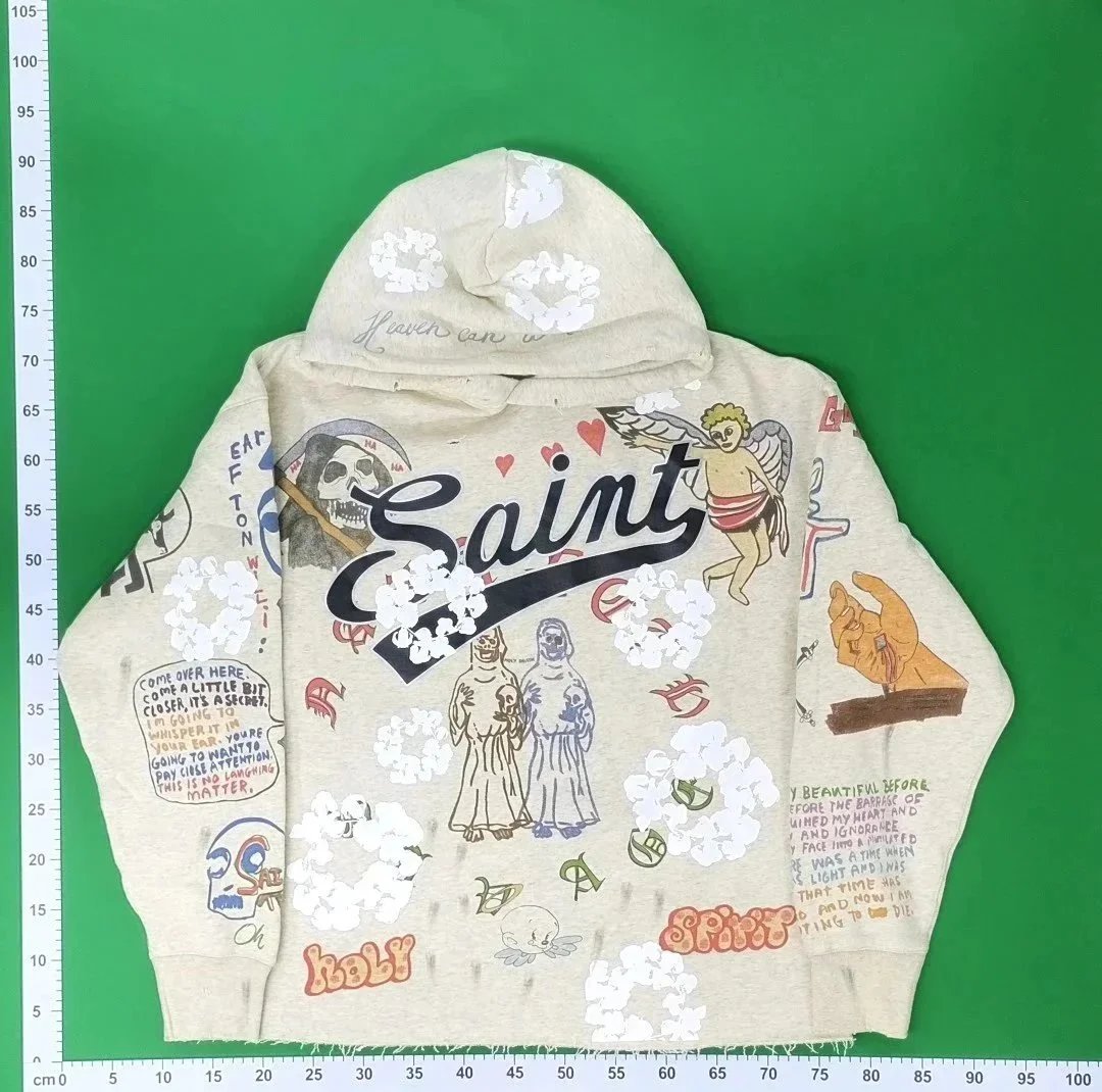 Saint Michael Hoodies & Sweatshirts Distressed Graphic and image 14