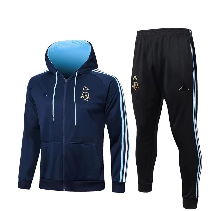 Kappa Kappa AFA Navy Blue & Light Blue Tracksuit Navy