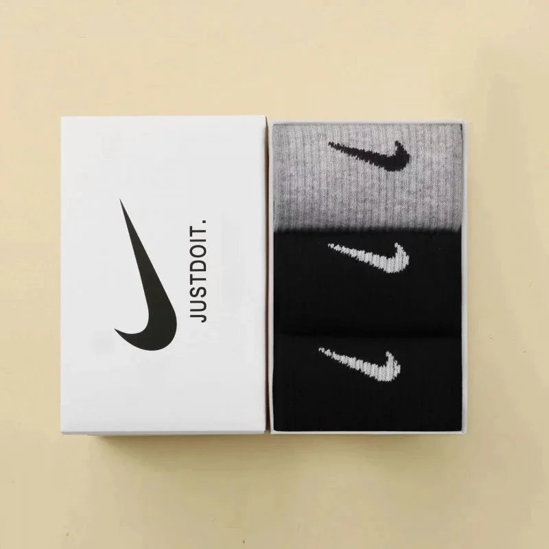 3 pairs [Black+Black+Grey]